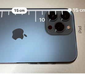 白水苹果14维修分享如何使用iPhone14测距仪测量身高 